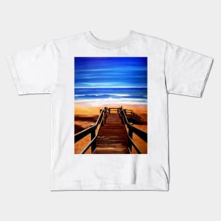 Mornington Back Beach Kids T-Shirt